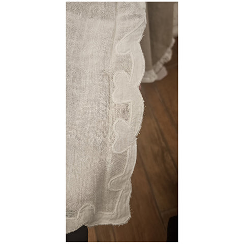 L'Atelier 17 Runner in misto lino con ricamo "Duchessa" Shabby Chic 50x150 cm 3 varianti (1pz)