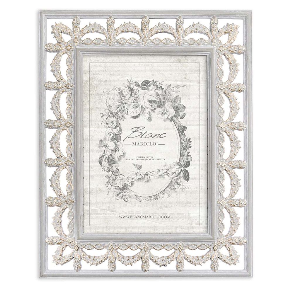 Blanc Mariclò Gray antiqued resin frame Gipsoteca Collection 20x1x25 –  Angelica Home Stabia