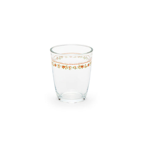NUVOLE DI STOFFA Set di 6 bicchieri ANNETTE in vetro con fiori 330ml 8,5x10,5 cm