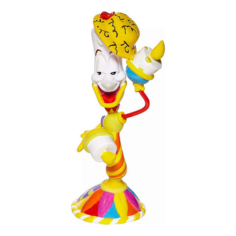 Disney Statuina mini Lumiere "La Bella e la Bestia" in resina multicolore 4x4xh9 cm