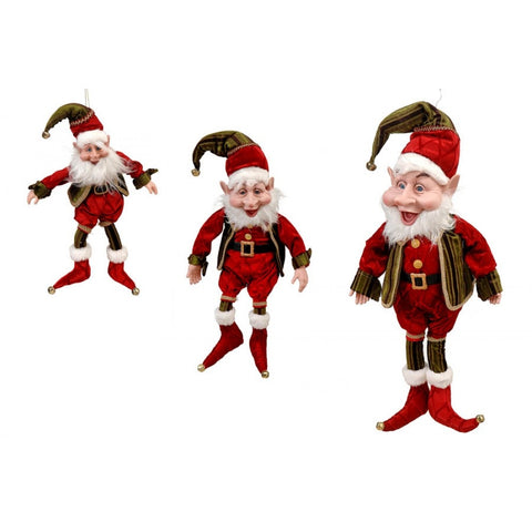 VETUR Elfo di Babbo Natale decorazione natalizia  87.5 CM 94732
