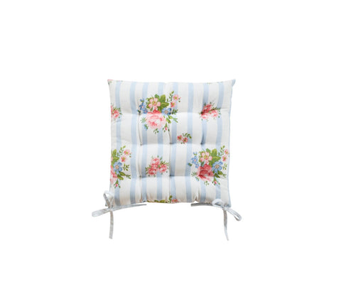 ISABELLE ROSE Cuscino imbottito per sedia MARIE coprisedia con fiori 40×40cm IRMA09