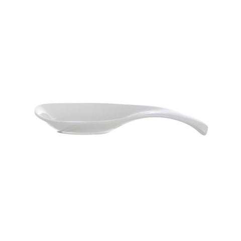 BLANC MARICLO' Poggiamestolo Utensile da cucina in porcellana bianco 9x23x3 cm
