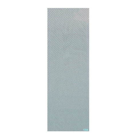 ISABELLE ROSE Runner da tavola cotone celeste con pois bianchi 45x150 cm