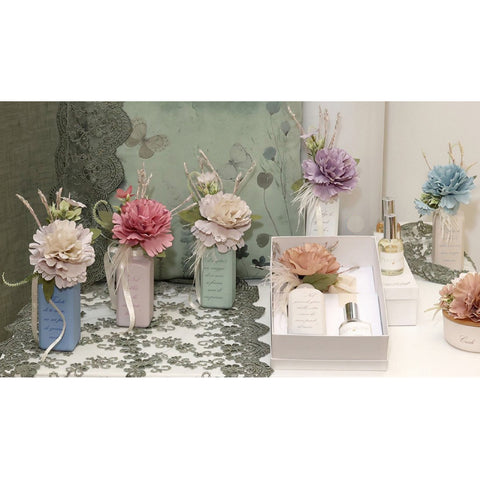Fiori di Lena Bottiglia con fiori e profumazione 5xH19 cm 6 varianti (1pz)