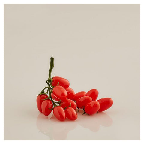 EDG Enzo de Gasperi Grappolo Pomodorini piccoli rossi artificiali, frutta e verdura finta realistica per decorazioni