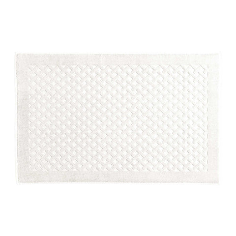 Bianco Perla Tappeto bagno in cotone "Perla" 60×90 cm 4 varianti (1pz)