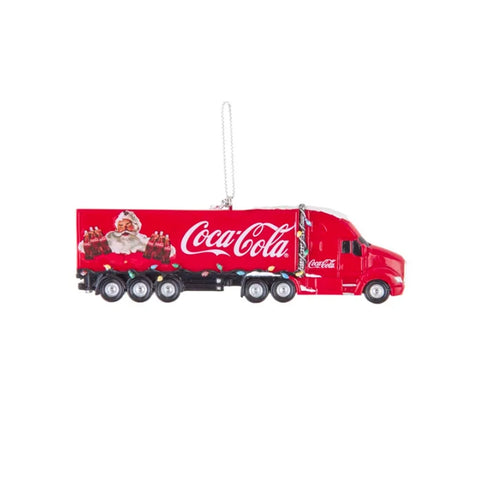 Kurt S. Adler Camion Coca cola decoro per albero di natale in resina 12,7 cm