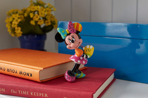 Disney Statuina Minnie Topolina in resina multicolore 6x4,5xh10 cm