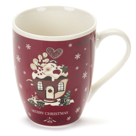 Nuvole di Stoffa Mug natalizia in ceramica Holly Jolly 6 varianti (1pz)