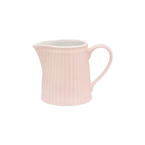 GREENGATE Lattiera bricco per latte ALICE in porcellana rosa 9x12x8 cm STWCREAALI1906