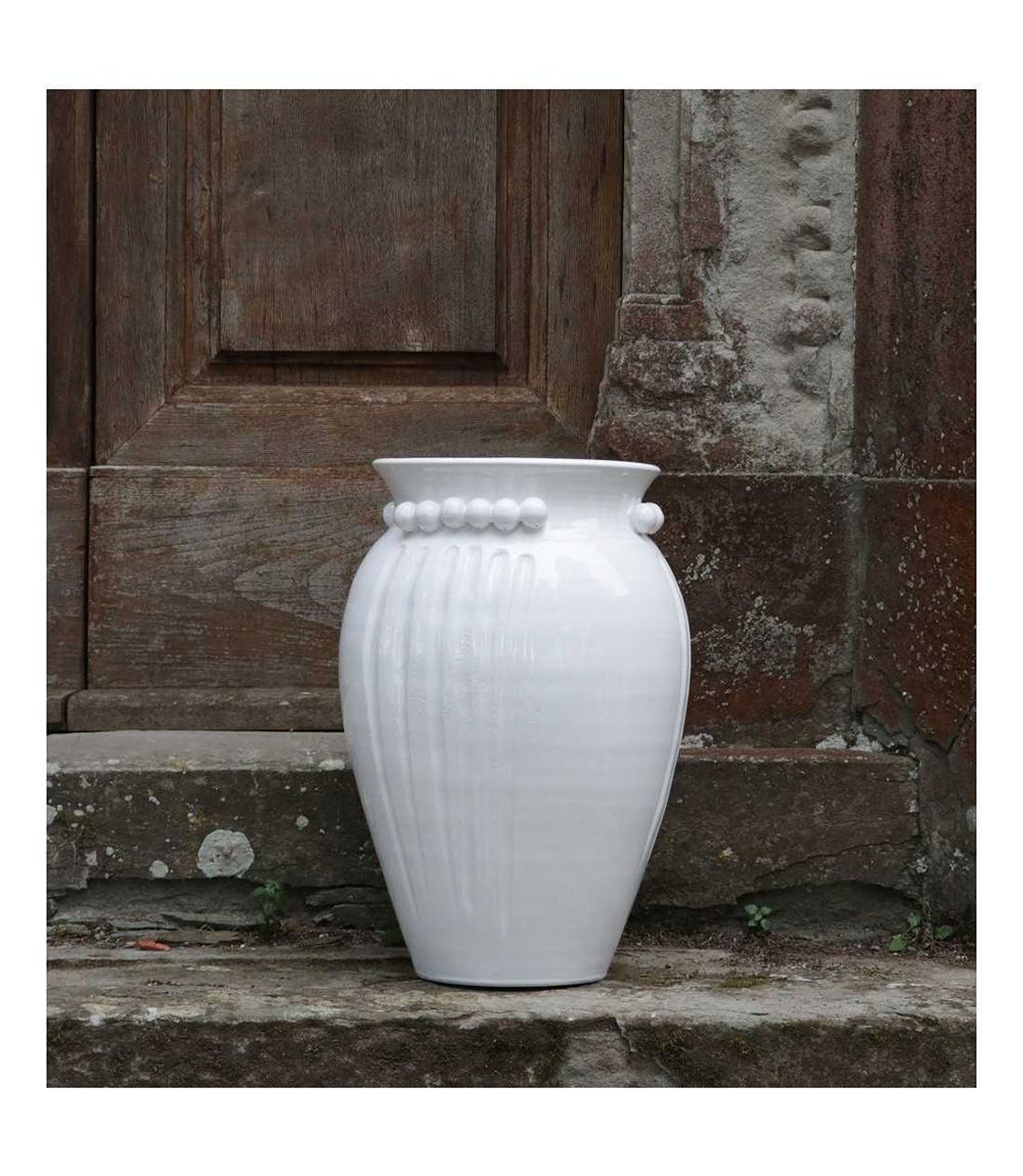 VIRGINIA CASA Portaombrelli con perle in ceramica bianco made in italy – Angelica  Home Stabia