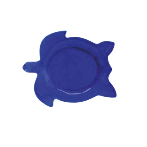 EASY LIFE Piatto forma tartaruga in porcellana SEA FRIENDS BLU blu 29x23 cm