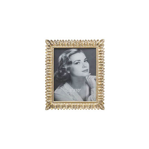 L'ARTE DI NACCHI Cornice portafoto resina oro 19,5x2x24,5 cm LK-41