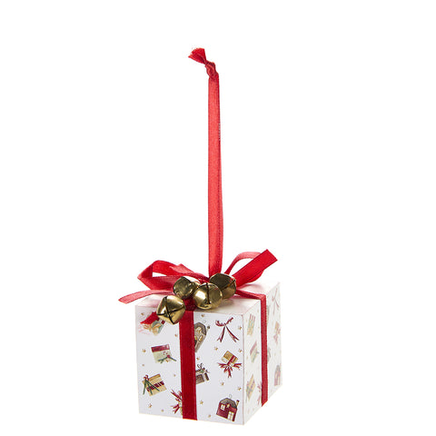 Nuvole di Stoffa Scatola regalo per albero "Christmas Carol" 3 varianti (1pz)