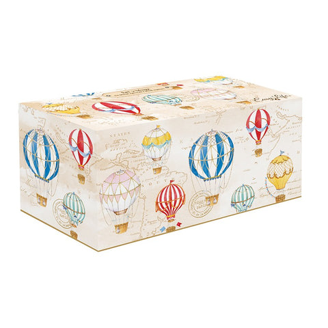 EASY LIFE Set 2 tazze Mug porcellana AIR BALLOONS in box regalo beige 350 ml