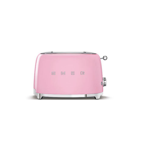 SMEG Tostapane a 2 fette in acciaio inossidabile rosa pastello 950 W TSF01PKEU