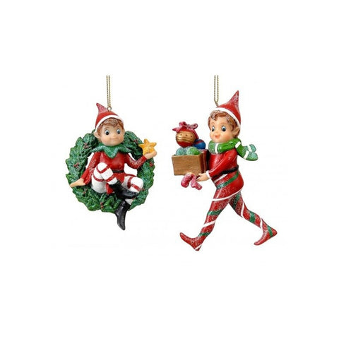 VETUR Decorazione natalizie elfi 12 cm 2 varianti  9761616