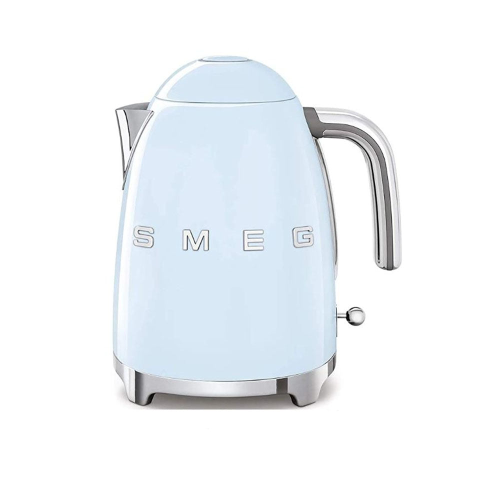 SMEG Bollitore elettrico acciaio celeste spegnimento automatico 1,7L K – Angelica  Home Stabia