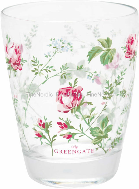 GREENGATE GLASS WATER CONSTANCE WHITE