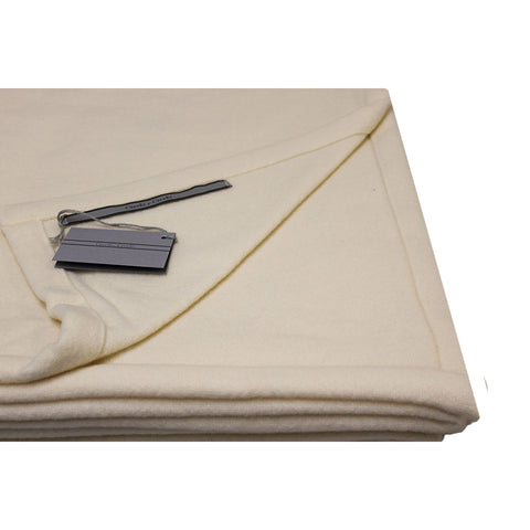CECCHI E CECCHI Coperta piuma sotto-coperta da letto in pura lana bianca 220x250 cm