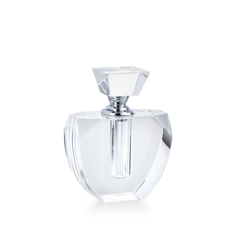 EMO' ITALIA Bottiglia portaprofumo profumatore cristallo trasparente 7,5x3x9,5cm