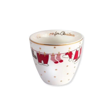 GREENGATE Tazza da latte natalizia in porcellana 0,35L