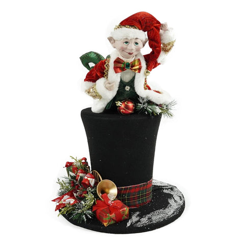 TIMSTOR Decorazione natalizia elfo sul cappello	con led 31,5x31,5x45 cm 207651