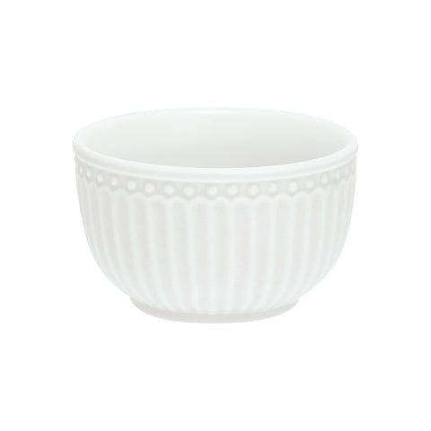 GREENGATE Ciotolina piccola mini contenitore ALICE porcellana bianco Ø8,5 H5 cm