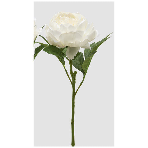 Edg Enzo De Gasperi Ramo Peonia artificiale con foglie H58 cm 2 varianti(1 unità)