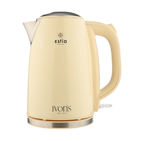 Estia Home Bollitore elettrico in plastica giallo "Ivoris" 2200w 1.7lt