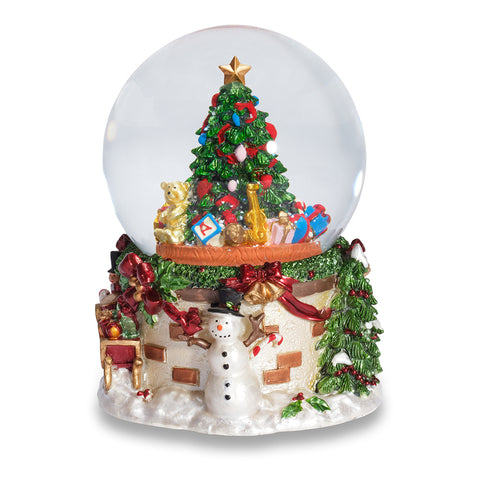 Henriette Globe Boîte à musique de Noël avec musique 11xH15 cm