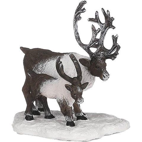 Luville Renne sulla neve in resina L7x5,5xh7 cm