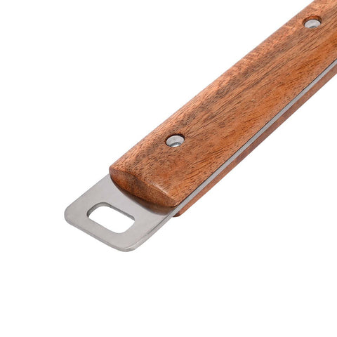 Estia Home Passoire en acier inoxydable et bois 15x3 cm