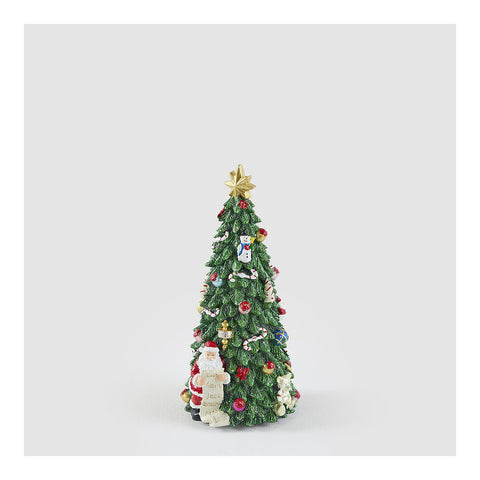 EDG Carillon albero di natale pino poliresina D10,5 H22 cm