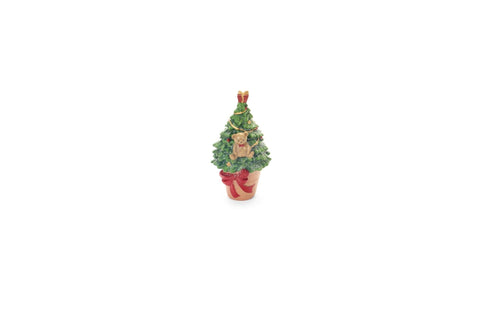 Nuvole di Stoffa Statuina natalizia albero 6,5x5,5x11,5 cm 3 varianti (1 unità)