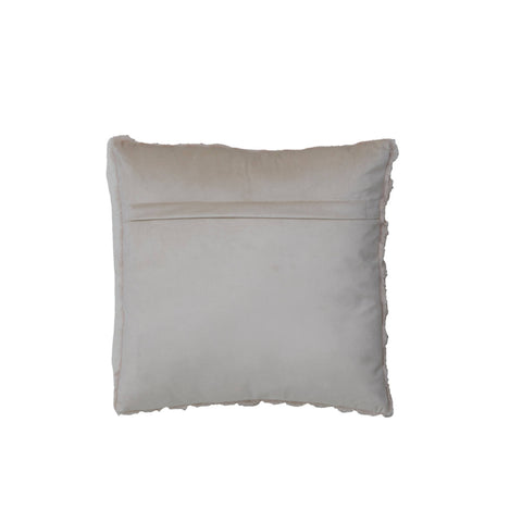 Light & Living Cuscino arredo effetto velluto beige "Vienne" 45x45 cm