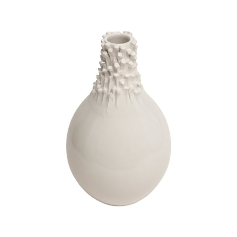 Virginia Casa Vaso a bottiglia porta fiori in ceramica D22xH40 cm 3 varianti(1 unità)