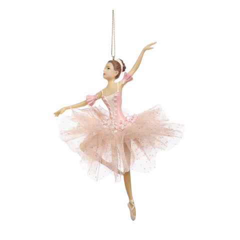 GOODWILL Ballerina pink dress, tree decoration H17 cm 3 variants (1pc)