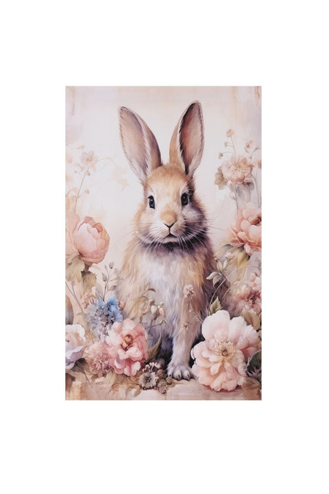 Nuvole di Stoffa Quadro canvas coniglio di pasqua "Rabbit PePen" 22xH35 cm 2 varianti(1 unità)