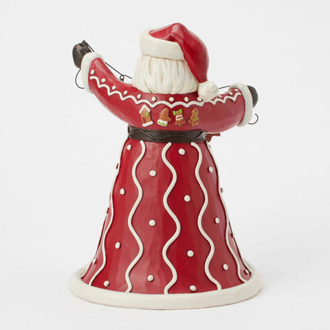 Figurine Enesco Père Noël avec biscuit, Jim Shore H 25,5 cm