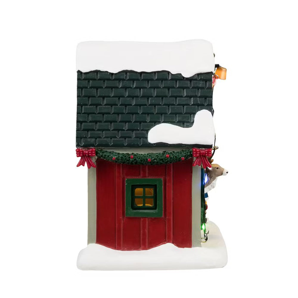Lemax Accessorio Villaggio Di Natale: Fontana Del Parco Per Cani Con Idrante, Resina, Collezione Natalizia