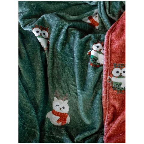 L'Atelier 17 Plaid di natale "Petit Noel" 155x205 cm 8 varianti(1 unità)