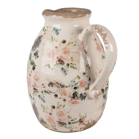 Clayre & Eef Brocca in ceramica Shabby Chic 20x16x22 cm