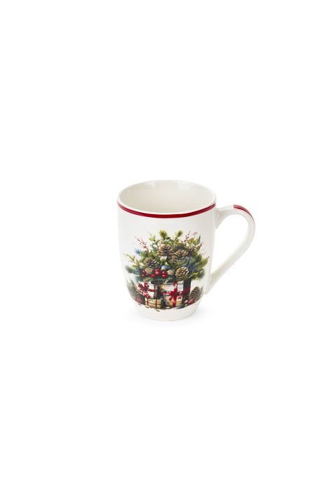 Cloth Clouds Mug + Infuser "Christmas is Coming" 350 ml 6 variants (1 unit)