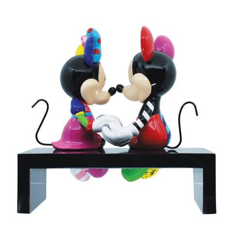 Figurine en résine Enesco Disney Britto Mickey et Minnie Mouse 9x17xH16 cm