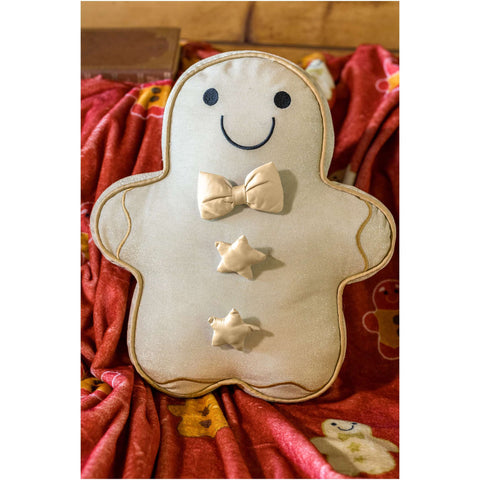 L'Atelier 17 Cuscino di natale Pan di zenzero "Gingerbread" H45 cm 3 varianti(1 unità)