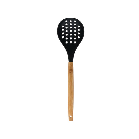 Estia Home Cucchiaio scanalato da cucina in silicone "Bamboo Essentials" 33x8.5x5.7 cm