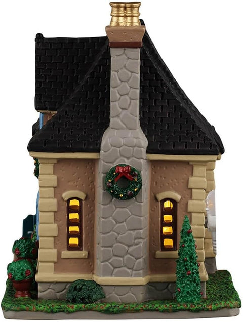 LEMAX Edificio luci led "Dubois Residence" in porcellana H15x17.2x11.5 cm