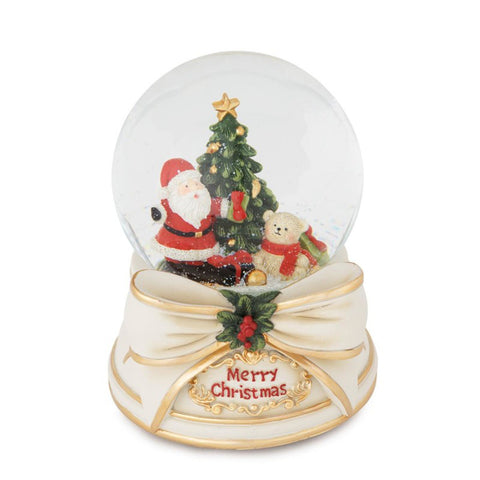 Henriette Carillon con Babbo Natale e musica "Prestige" D12xH14 cm